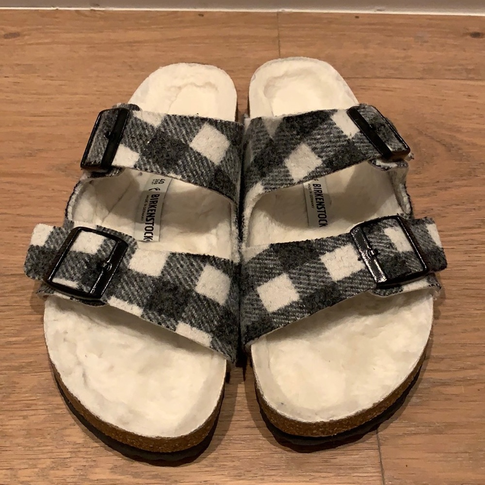 Birkenstock. Shearling sole.